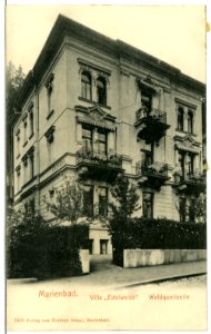 02401-Marienbad-1902-Villa Edelweiß-Brück & Sohn Kunstverlag