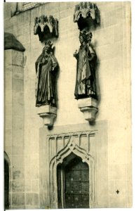 02370-Meißen-1902-Dom, Stifterfiguren-Brück & Sohn Kunstverlag