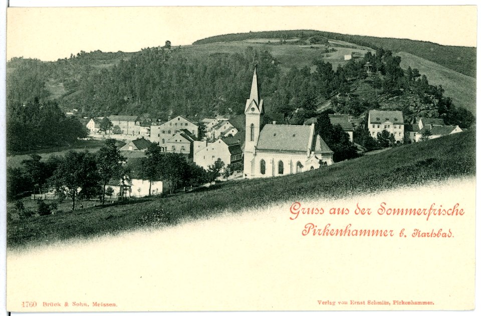 01760-Pirkenhammer-1901-Blick auf Pirkenhammer-Brück & Sohn Kunstverlag