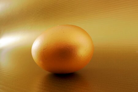 Golden egg food breakfast photo