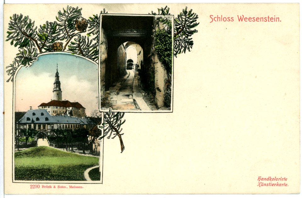 02290-Weesenstein-1902-Schloß-Brück & Sohn Kunstverlag