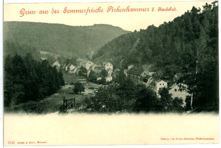 01755-Pirkenhammer-1901-Blick auf Pirkenhammer-Brück & Sohn Kunstverlag