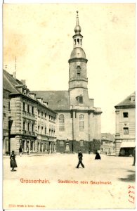 02253-Großenhain-1902-Stadtkirche-Brück & Sohn Kunstverlag
