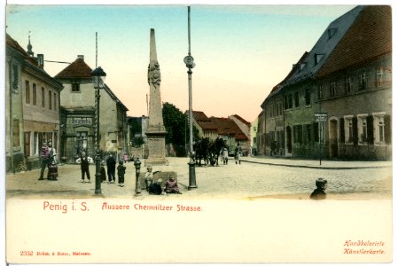 02332-Penig-1902-Äußere Chemnitzer Straße-Brück & Sohn Kunstverlag