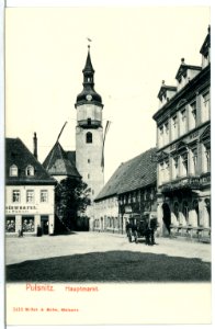 02410-Pulsnitz-1902-Hauptmarkt-Brück & Sohn Kunstverlag