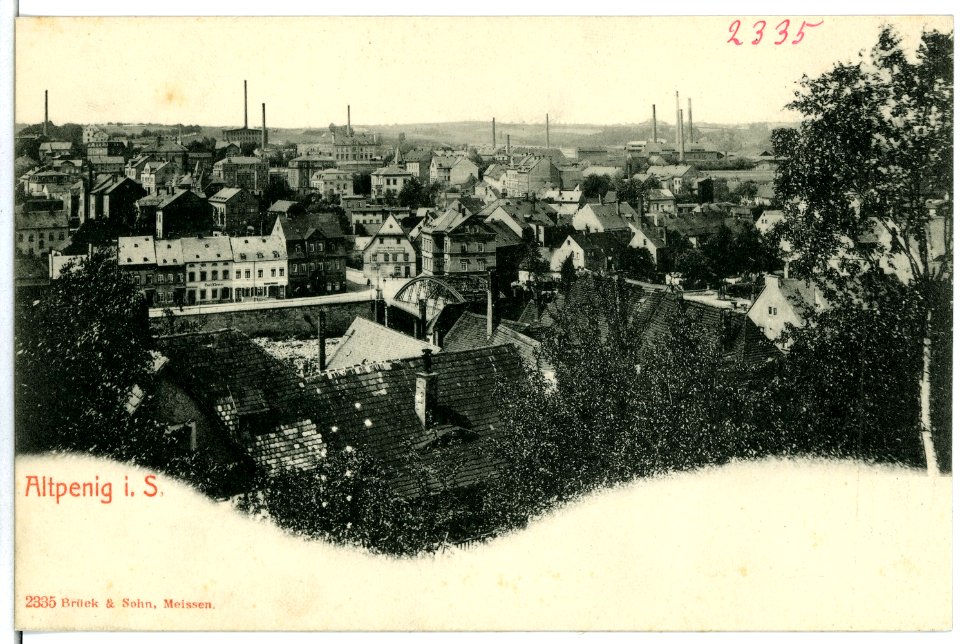 02335-Altpenig-1902-Blick auf Altpenig-Brück & Sohn Kunstverlag