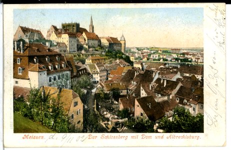 02321-Meißen-1902-Schloßberg mit Dom-Brück & Sohn Kunstverlag