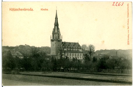 02263-Kötzschenbroda-1902-Kirche-Brück & Sohn Kunstverlag