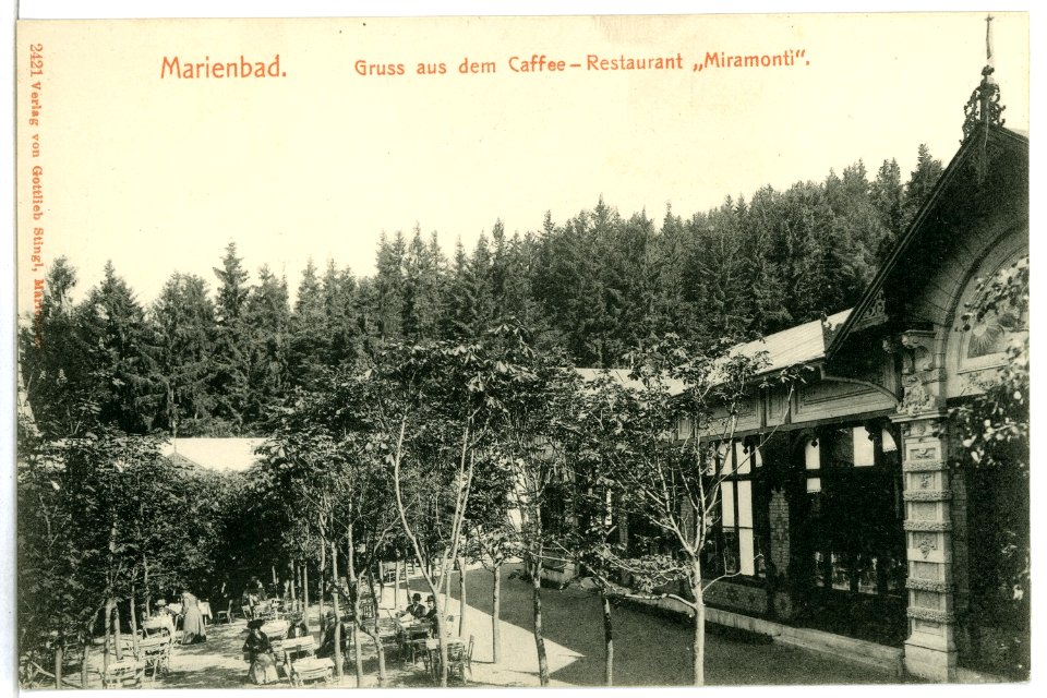 02421-Marienbad-1902-Cafe Miramonti-Brück & Sohn Kunstverlag