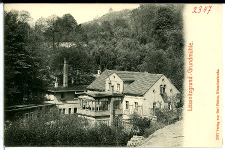 02347-Lößnitzgrund-1902-Grundmühle-Brück & Sohn Kunstverlag