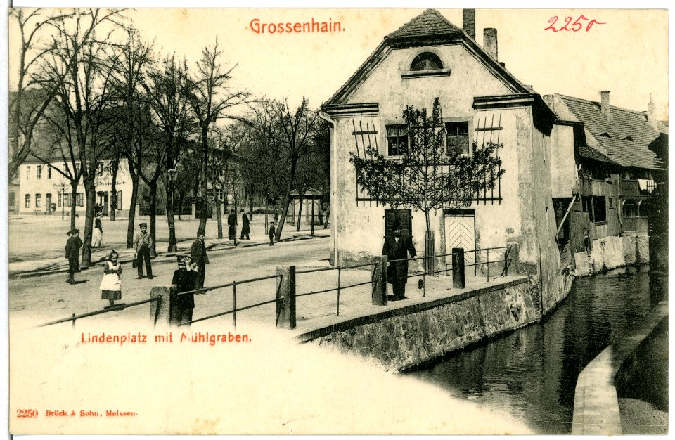 02250-Großenhain-1902-Lindenplatz-Brück & Sohn Kunstverlag