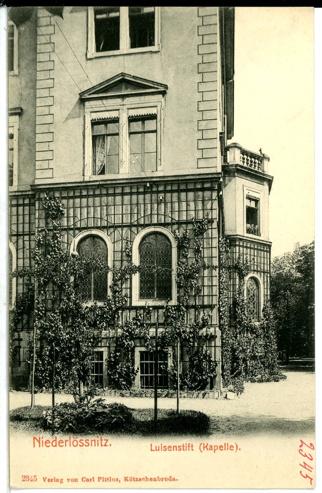 02345-Niederlößnitz-1902-Louisenstift (Kapelle)-Brück & Sohn Kunstverlag