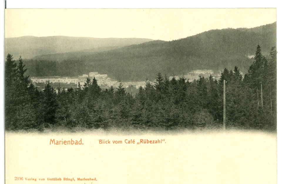02396-Marienbad-1902-Blick vom Cafe Rübezahl-Brück & Sohn Kunstverlag