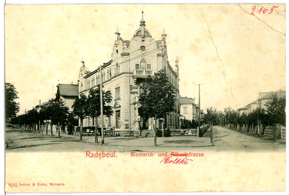 02165-Radebeul-1901-Bismarkstraße-Brück & Sohn Kunstverlag