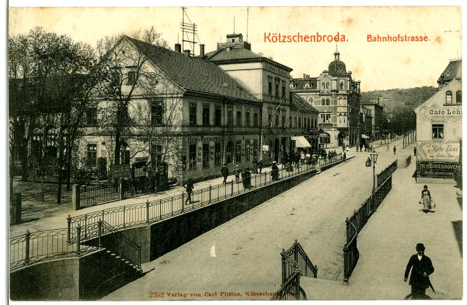 02262-Kötzschenbroda-1902-Bahnhofstraße-Brück & Sohn Kunstverlag
