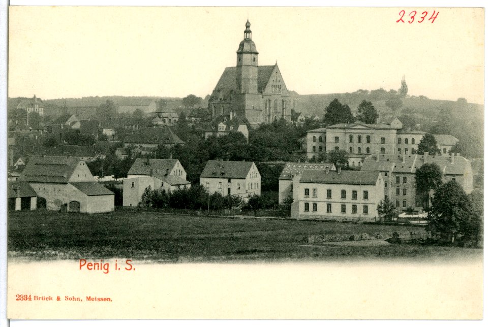 02334-Penig-1902-Kirche-Brück & Sohn Kunstverlag