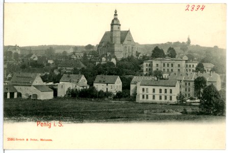 02334-Penig-1902-Kirche-Brück & Sohn Kunstverlag