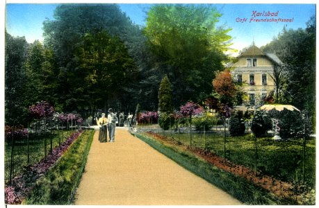 02136-Karlsbad-1901-Cafe Freundschaftssaal-Brück & Sohn Kunstverlag photo