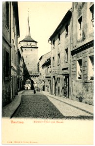 02519-Bautzen-1902-Schülertor und Gasse-Brück & Sohn Kunstverlag