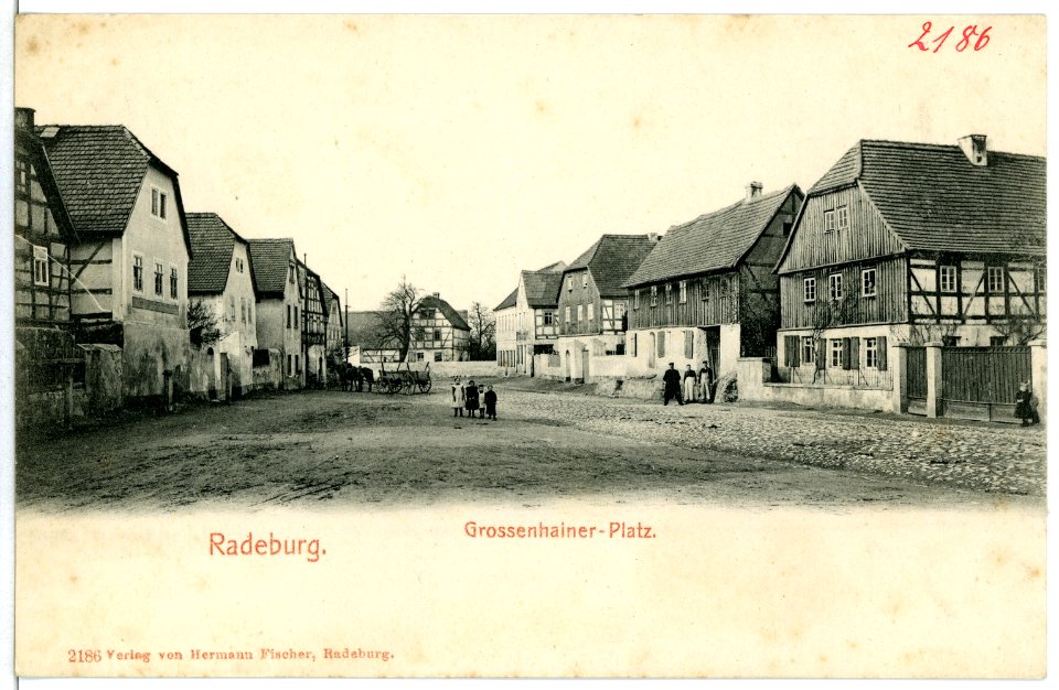 02186-Radeburg-1901-Großenhainer Platz-Brück & Sohn Kunstverlag