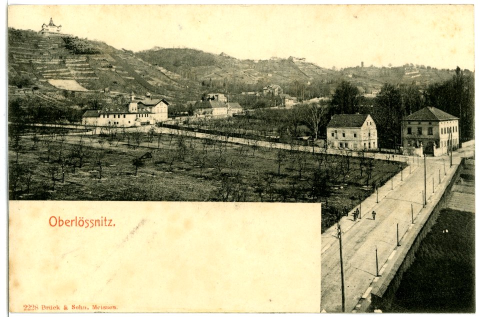 02228-Oberlößnitz-1901-Blick auf Oberlößnitz-Brück & Sohn Kunstverlag
