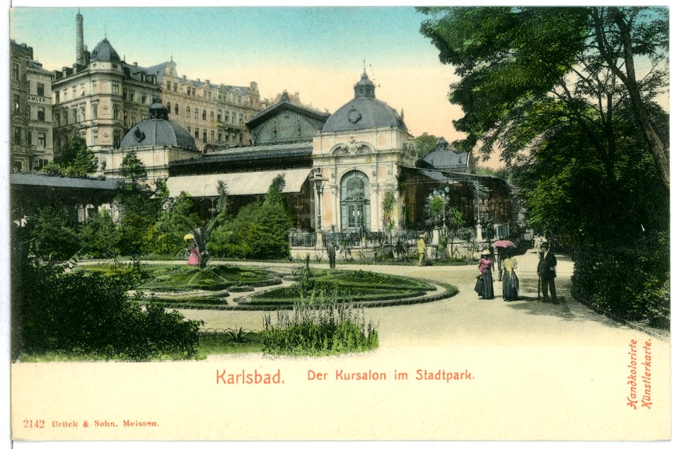 02142-Karlsbad-1901-Kursalon im Stadtpark-Brück & Sohn Kunstverlag