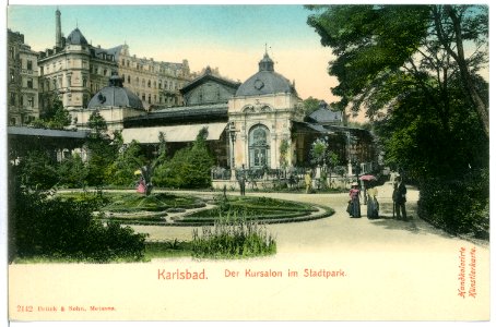 02142-Karlsbad-1901-Kursalon im Stadtpark-Brück & Sohn Kunstverlag