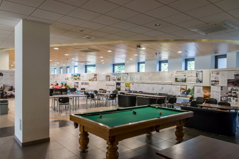 The interior of the kielce polytechnic university which