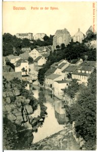 02546-Bautzen-1902-Partie an der Spree-Brück & Sohn Kunstverlag