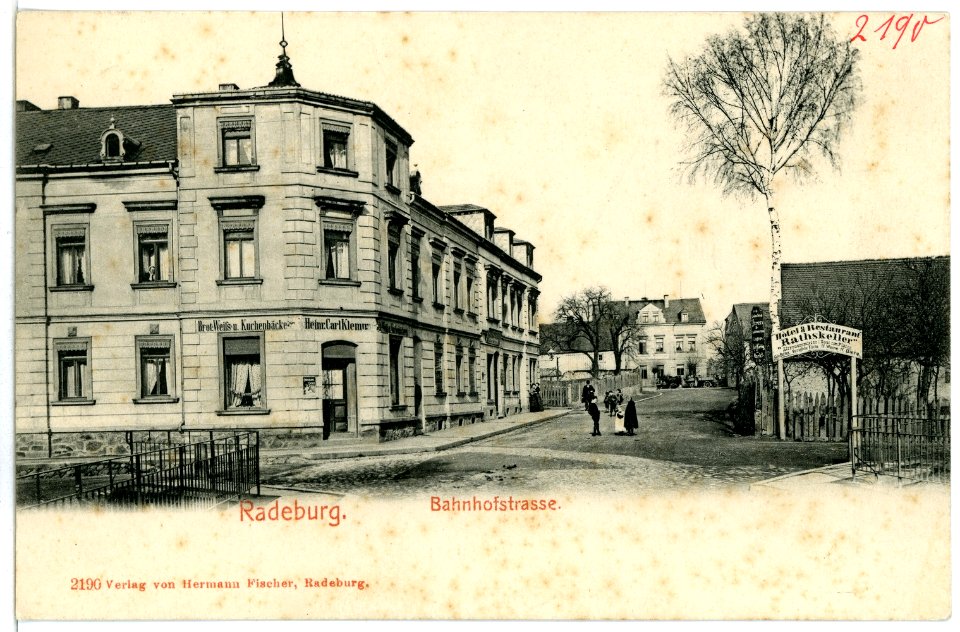 02190-Radeburg-1901-Bahnhofstraße-Brück & Sohn Kunstverlag