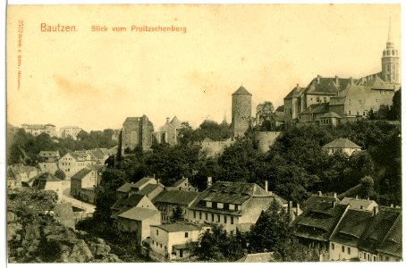 02552-Bautzen-1902-Blick vom Proitzschenberg-Brück & Sohn Kunstverlag