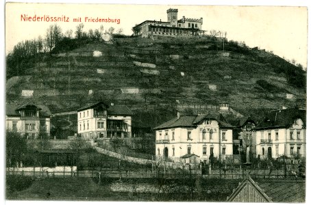 02221-Niederlößnitz-1901-Friedensburg-Brück & Sohn Kunstverlag