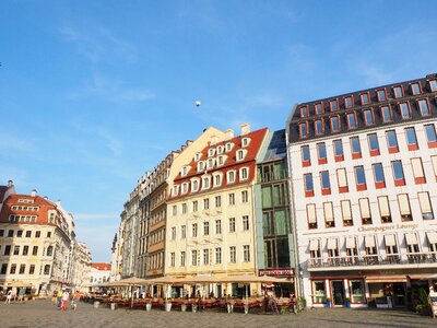 Dresden historic center inner old town
