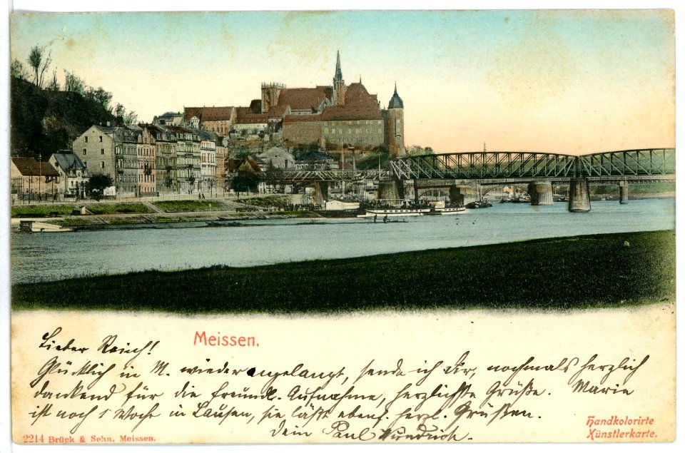 02214-Meißen-1901--Brück & Sohn Kunstverlag