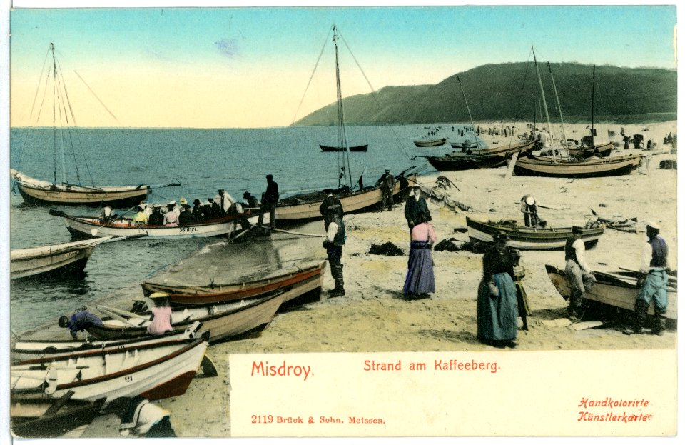 02119-Misdroy-1901-Strand am Kaffeeberg-Brück & Sohn Kunstverlag