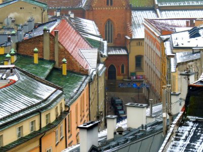 Kraków dachy Starego Miasta 07