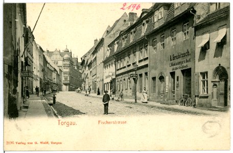 02196-Torgau-1901-Fischerstraße-Brück & Sohn Kunstverlag