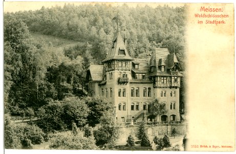 02151-Meißen-1901-Waldschlößchen-Brück & Sohn Kunstverlag