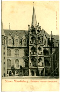 02237-Meißen-1902-Albrechtsburg mit Großem Wendelstein-Brück & Sohn Kunstverlag