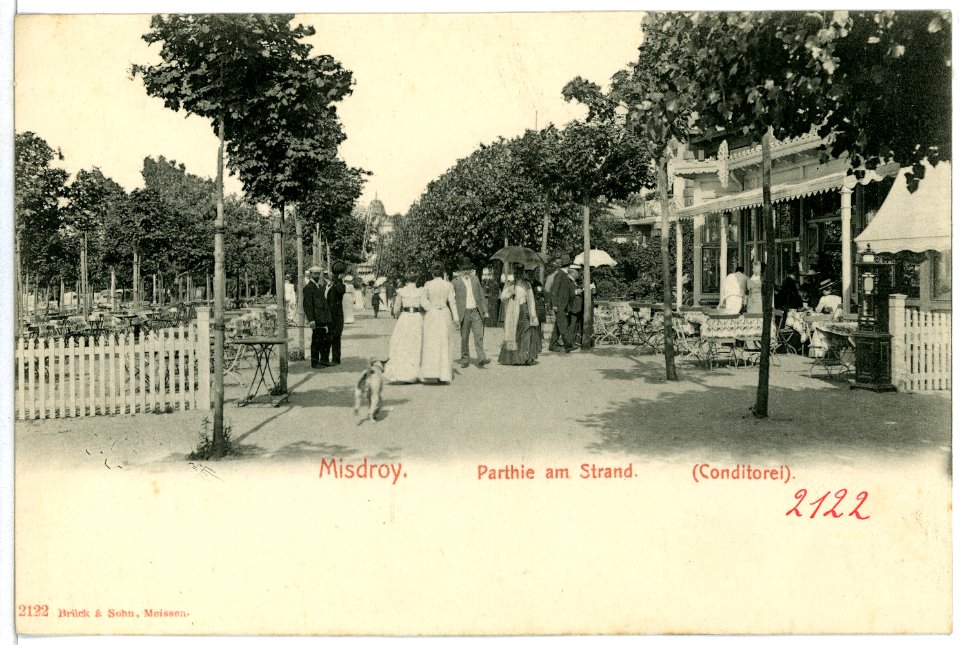 02122-Misdroy-1901-Partie am Strand-Brück & Sohn Kunstverlag