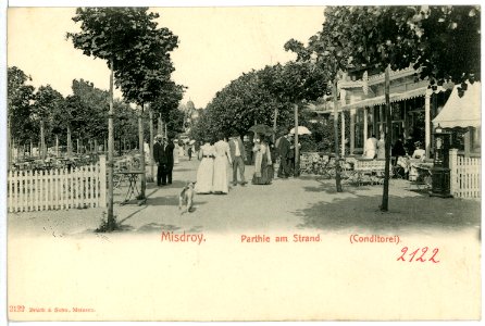 02122-Misdroy-1901-Partie am Strand-Brück & Sohn Kunstverlag