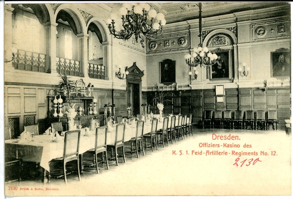 02130-Dresden-1901-Offizierscasino-Brück & Sohn Kunstverlag