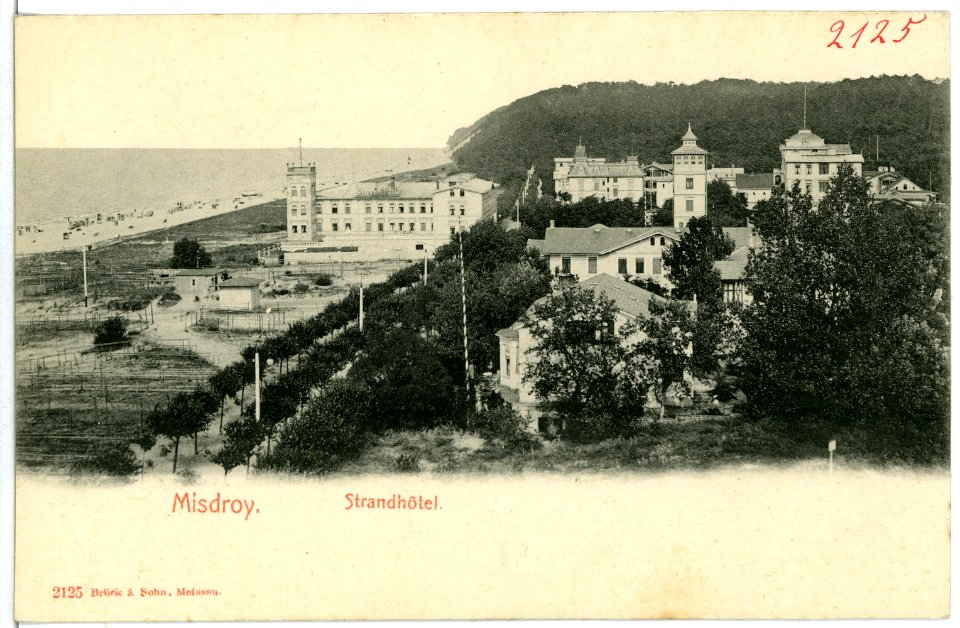 02125-Misdroy-1901-Strandhotel-Brück & Sohn Kunstverlag