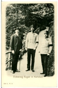 02386-Karlsbad-1902-Erzherzog Eugen in Karlsbad-Brück & Sohn Kunstverlag