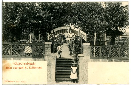 02379-Kötzschenbroda-1902-Kleines Kuffenhaus, Schumanns Weinstube-Brück & Sohn Kunstverlag