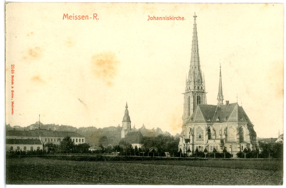 02148-Meißen-1901-Johanniskirche (Johanneskirche)-Brück & Sohn Kunstverlag