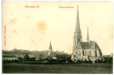 02148-Meißen-1901-Johanniskirche (Johanneskirche)-Brück & Sohn Kunstverlag