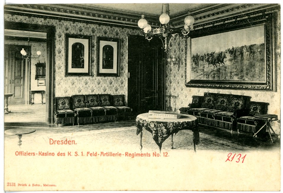 02131-Dresden-1901-Offizierscasino-Brück & Sohn Kunstverlag