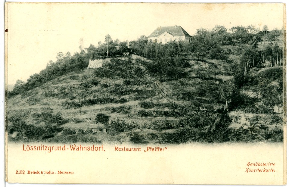 02152-Wahnsdorf-1901-Wahnsdorf-Restaurant "Pfeiffer"-Brück & Sohn Kunstverlag