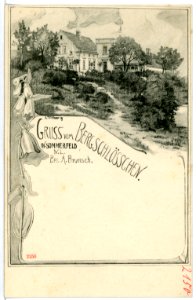 02150-Sommerfeld-1901-Bergschlößchen-Brück & Sohn Kunstverlag